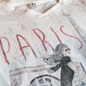 Sols Junior small Paris vneck tshirt